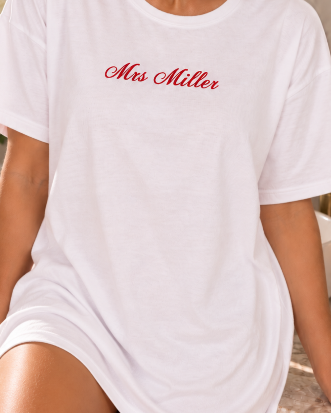 The Statement Sleep Tee
