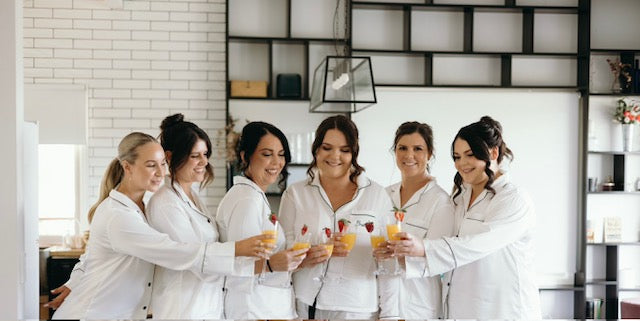 Winter Bride and Bridesmaid Pyjamas