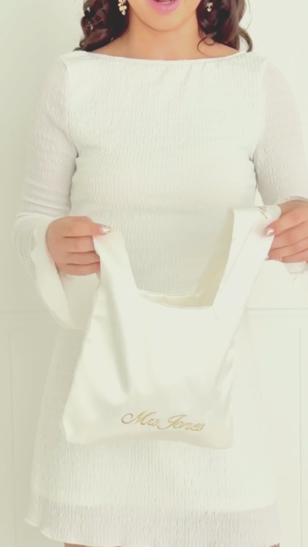 The Satin Knot Clutch