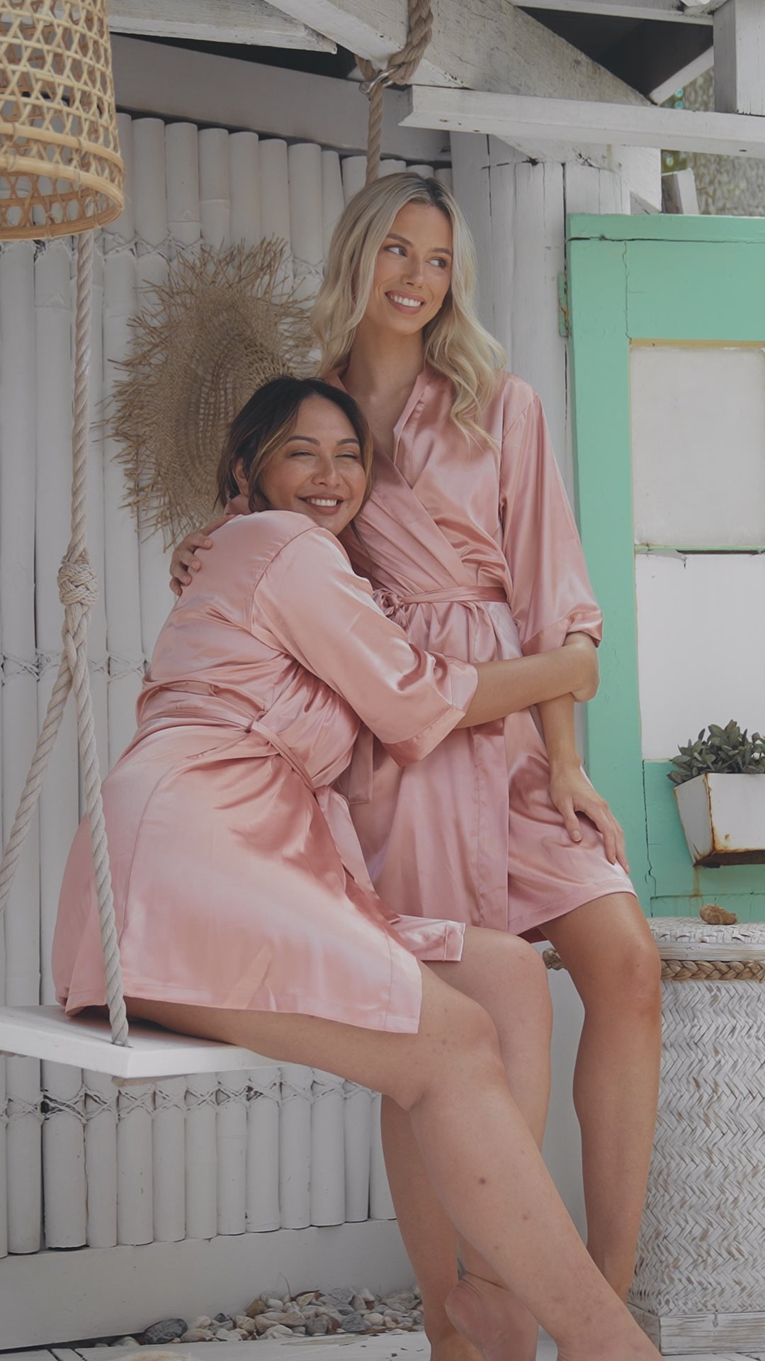 Classic Robe - Dusky Rose