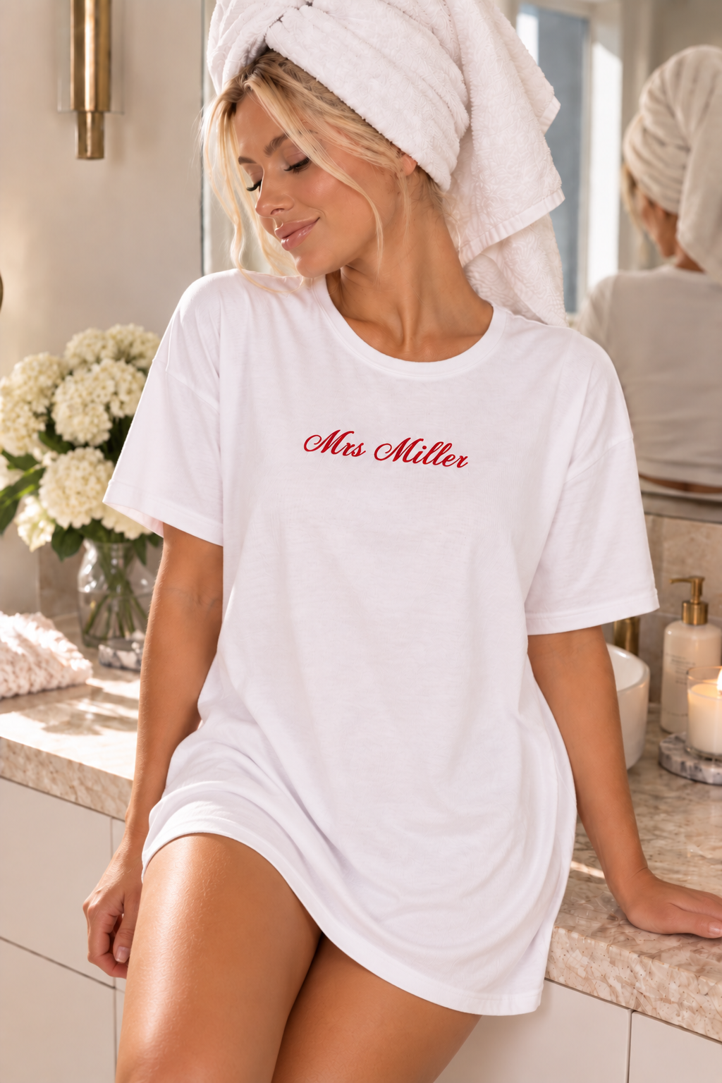 The Statement Sleep Tee