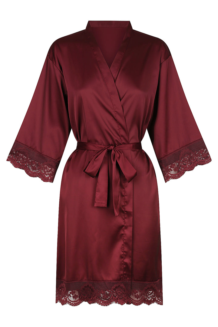 Love Lace Robe + Slippers + Gift Box