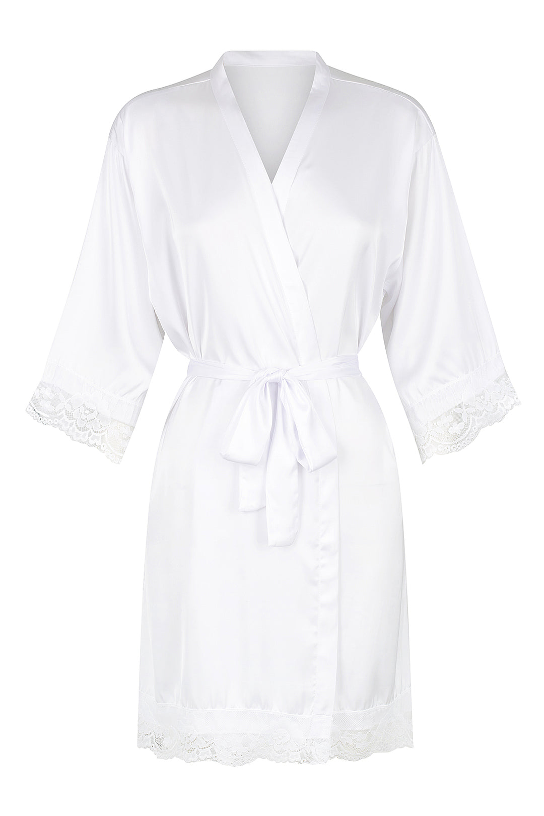 Love Lace Robe - Dusty Blue