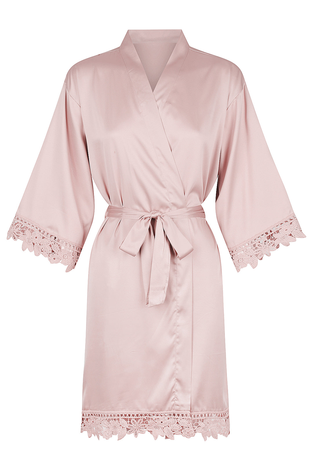 Rosie Lace Robe - Rust