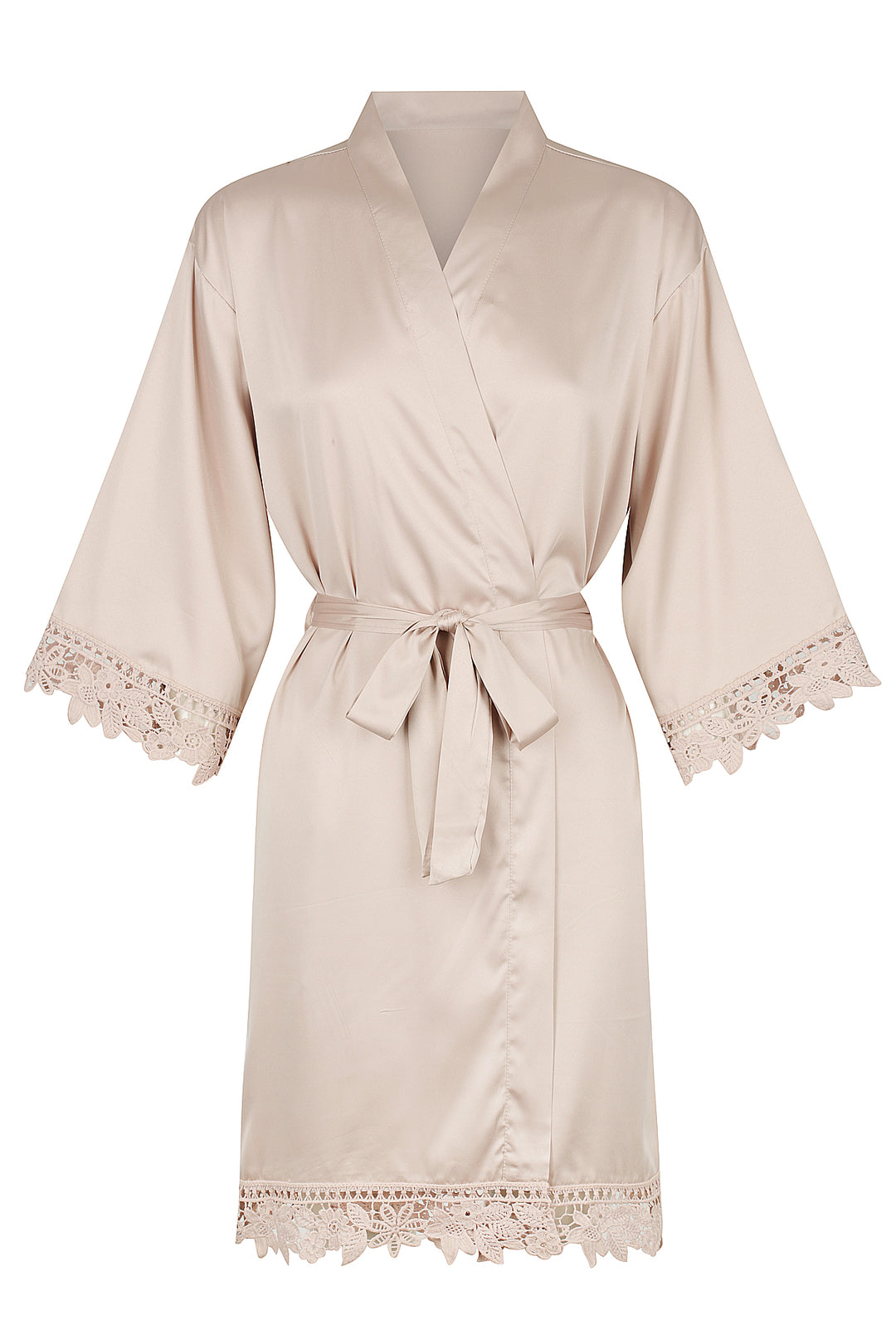 Rosie Lace Robe - Rust