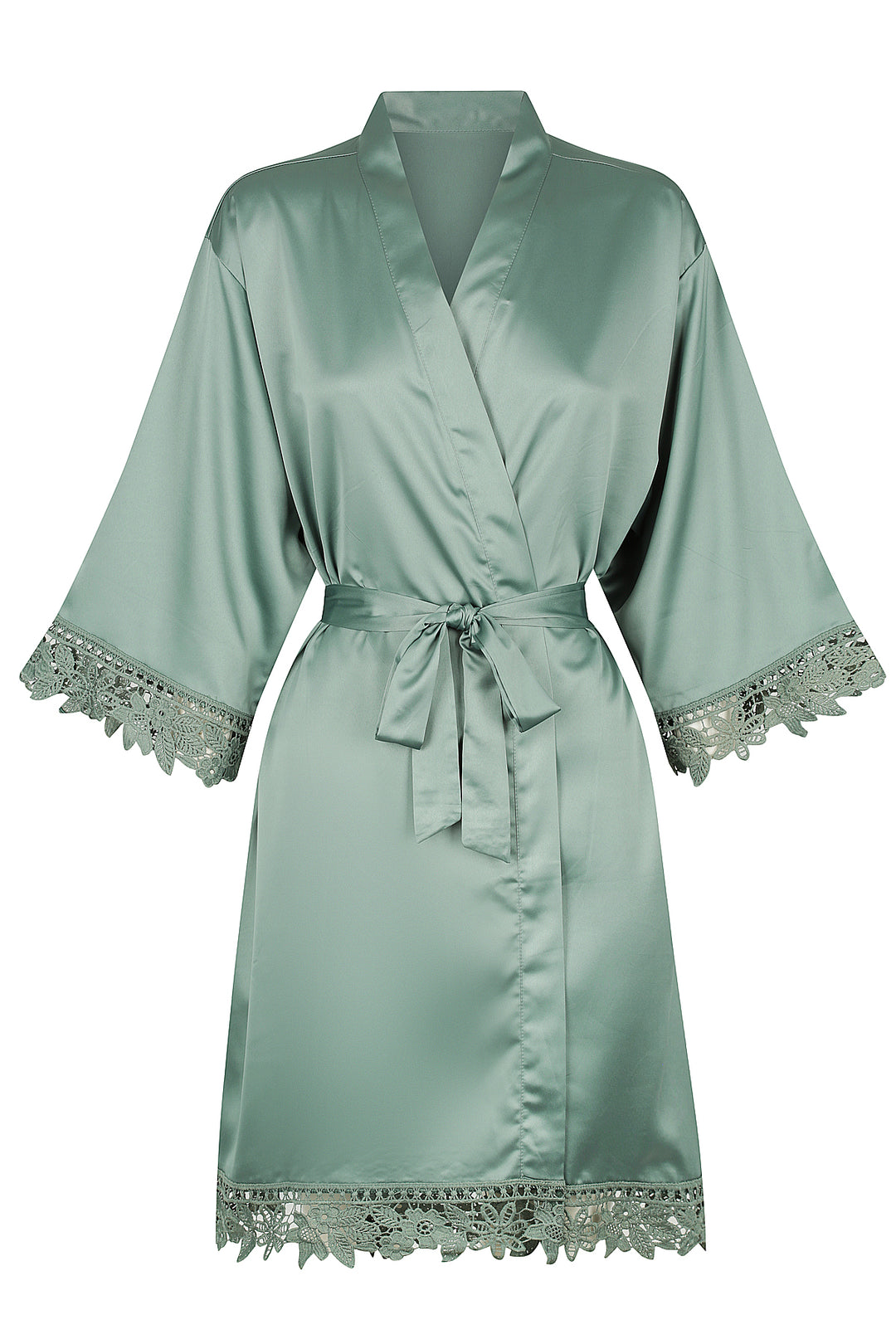 Rosie Lace Robe - Rust