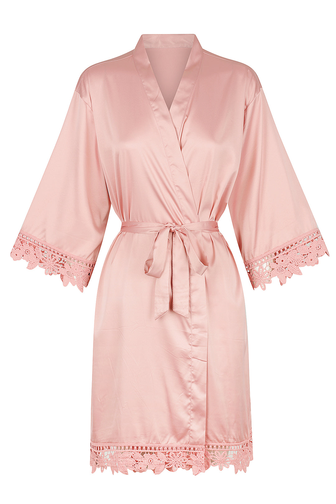Rosie Lace Robe - Rust