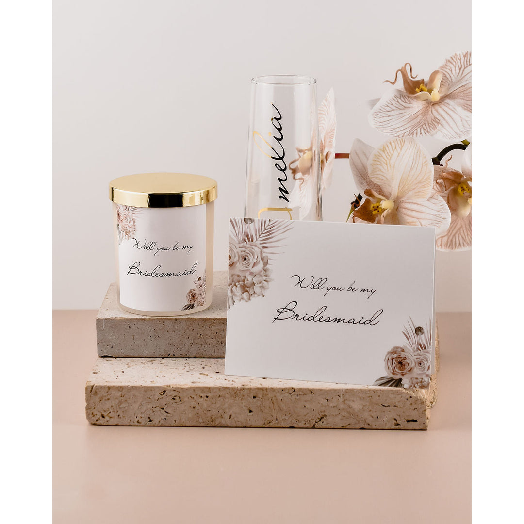 Personalised Champagne Flutes For Bridal Party