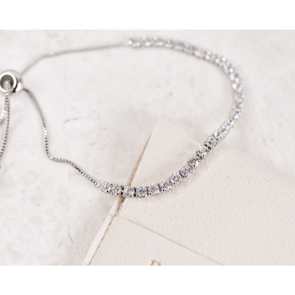 Silver Tennis Bracelet